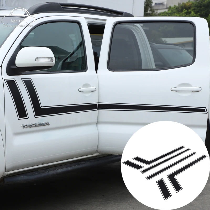 

For Toyota Tacoma 2011-2015 Car Styling Body Door Panel Sticker Decorative Film Car Modification Accessories 102.5cm*30cm