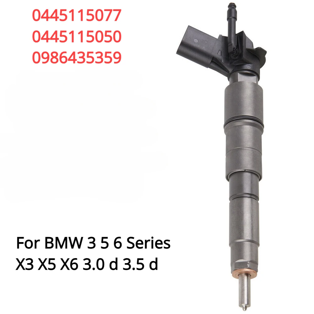 0445115077 0445115050 13537808089 New Diesel Fuel Injector for BMW 3 5 6 X3 X5 X6 3.0d 3.5d 330D 335D 535D 2005-2013