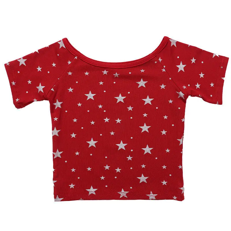Conjunto de Ropa de Baile Hip Hop para Niñas, Top Corto Rojo, Pantalones Holgados, Traje para Espectáculo de Jazz, Conjunto de Danza Moderna, Ropa para Actuaciones Kpop
