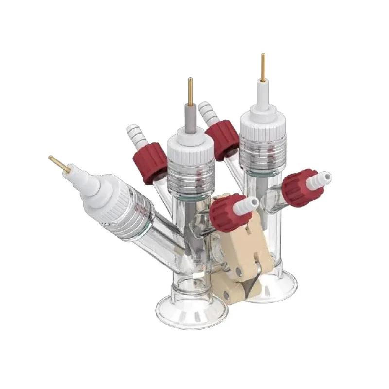 Small Volume H Type Exchangeable Membrane Electrolytic Cell, Relatively Sealed Single Double Layer Chemical Cell