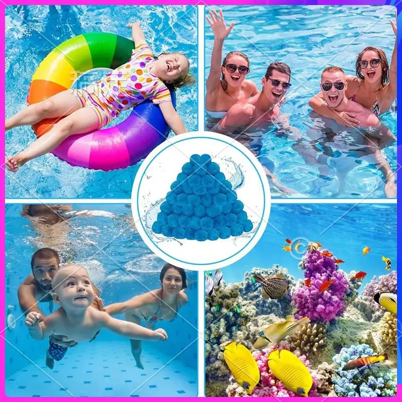 

AUU-Pool Filter Balls, Pool Filter Sand Substitutes, Environmentally Friendly Filter Media Balls, Fiber Ball Filter Media