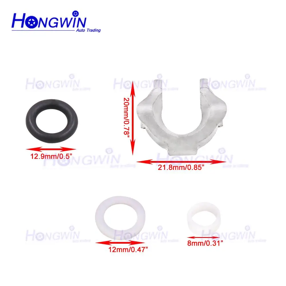 3/6/9/12SET 03H198149 95511091000 95511091100 Fuel Injector Seal For VW CC/Passat CC Passat Touareg Audi Q7 3.6L