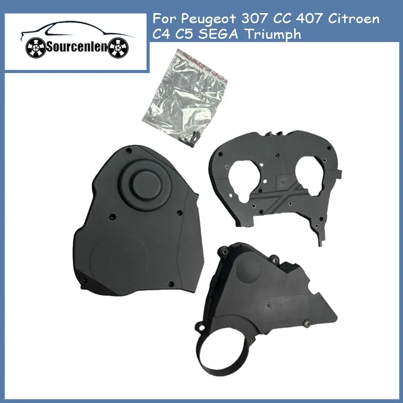 

Timing Gear Chamber Cover FOR Peugeot 307 CC 407 Citroen C4 C5 SEGA Triumph 0320X4 0320X5 9638619780 9634025880 9628311180