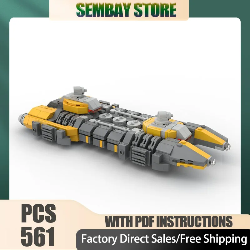 

Spacecraft Model Moc Building Bricks Modular O.R.E Mining Vessel Model Technology Blocks Christmas DIY Toy Construction Gifts