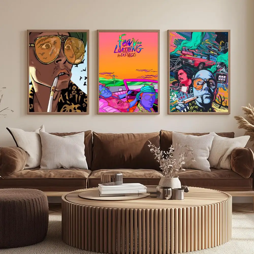 Movie F-Fear and Loathing in Las Vegas Poster Modern  Wall Art Aesthetic Minimalist Bedroom Decor Cafe Home Gift PP