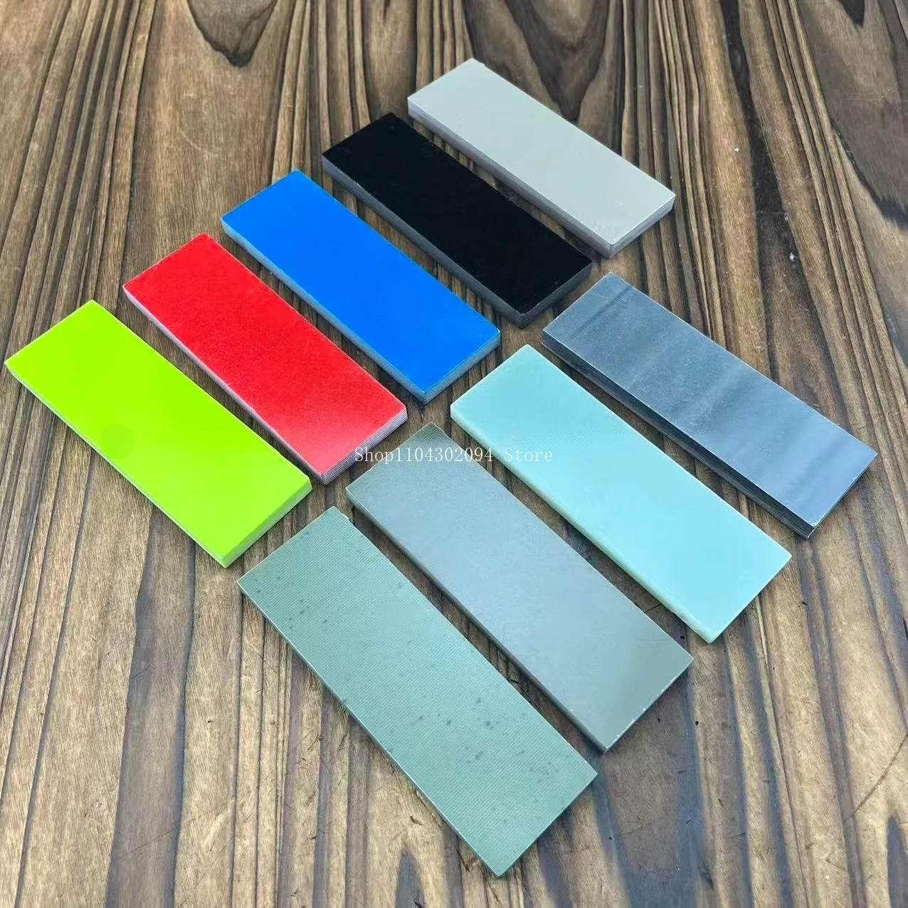 2 Pieces Multi-colors Composite G10 Knife Handle Material DIY Handmade Knife Handle Making Material Patch Material 120X40X8MM