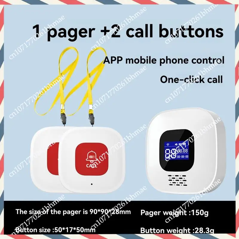 -A21Z Tuya Smart Wifi SOS Alert System Emergency Call Button Elderly Caregiver Pager For Seniors Patients Home