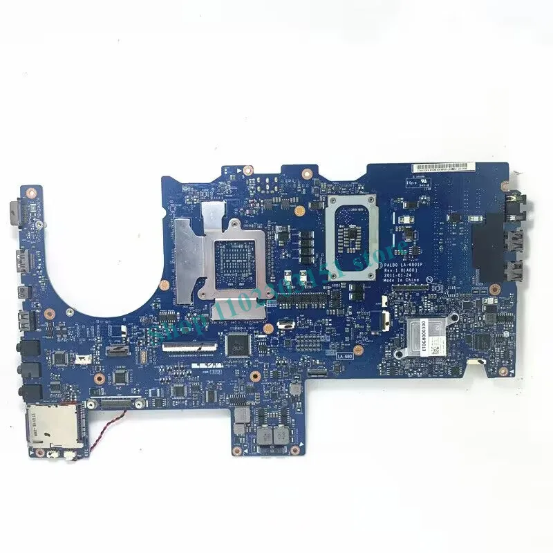 CN-0KNF1T 0Kinverser 1T Kinverser 1T N12E-GE-B-A1 GT555M Carte Mère LA-6801P Pour DELL M14X R1 Ordinateur Portable Carte Mère 100% Entièrement Testé Fonctionnant Bien