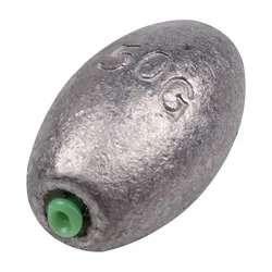 Olive Shaped Lead Sinkers 15-120g Hollow Lead Weight Hook Connector Jig Head Sinking Bait Fishing Tackle Accessories