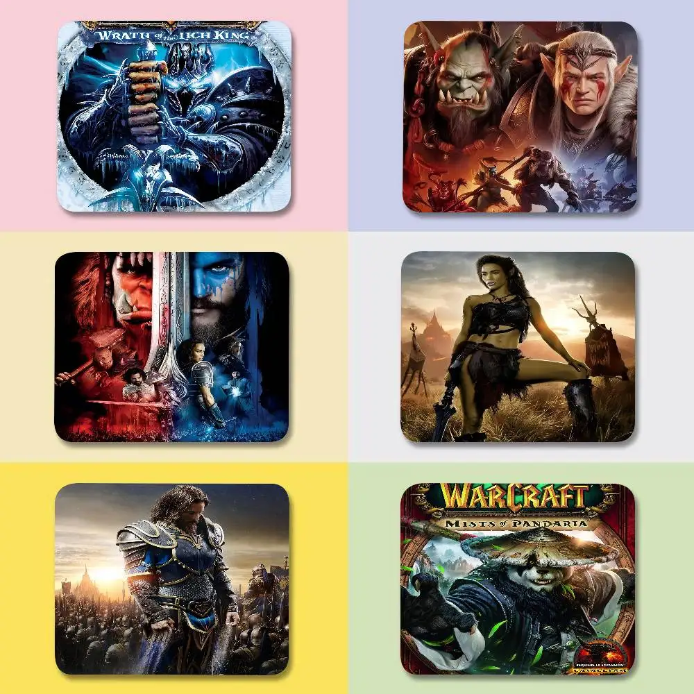 Game W-world Of W-WarcraftS NEUES Mauspad, individuelles Mauspad für Spiele, kleine Größe, Computertischunterlage, Naturkautschuk, Tastaturunterlage für Zuhause