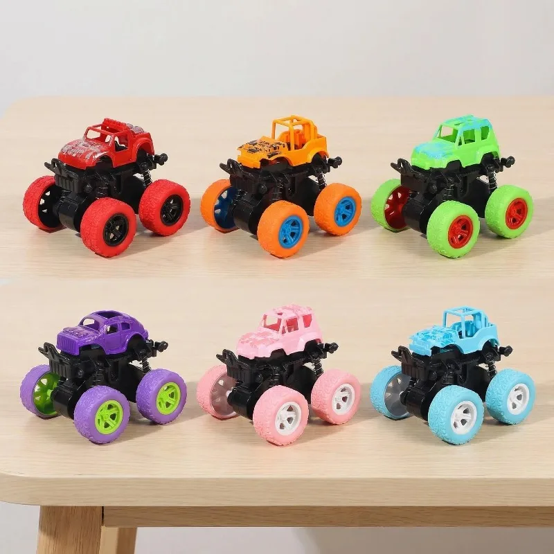 Inertia Four-wheel Drive Off-road Vehicle Somersault Resistance Fall Back Force Car Stunt Sports Car Men Women's Toys Wholesale