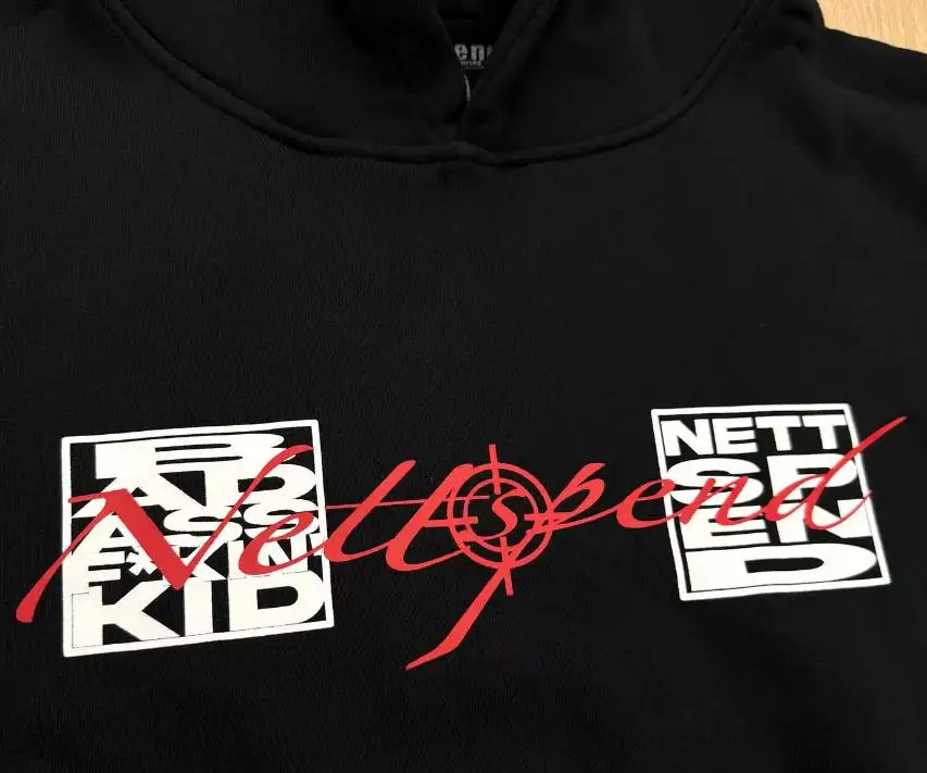 New Luxury NETTSPEND INVERT TOUR NORTH AMERICA Hoodies Hoody hooded Sweatshirts velvet Cotton Thick Fleece Asian E215