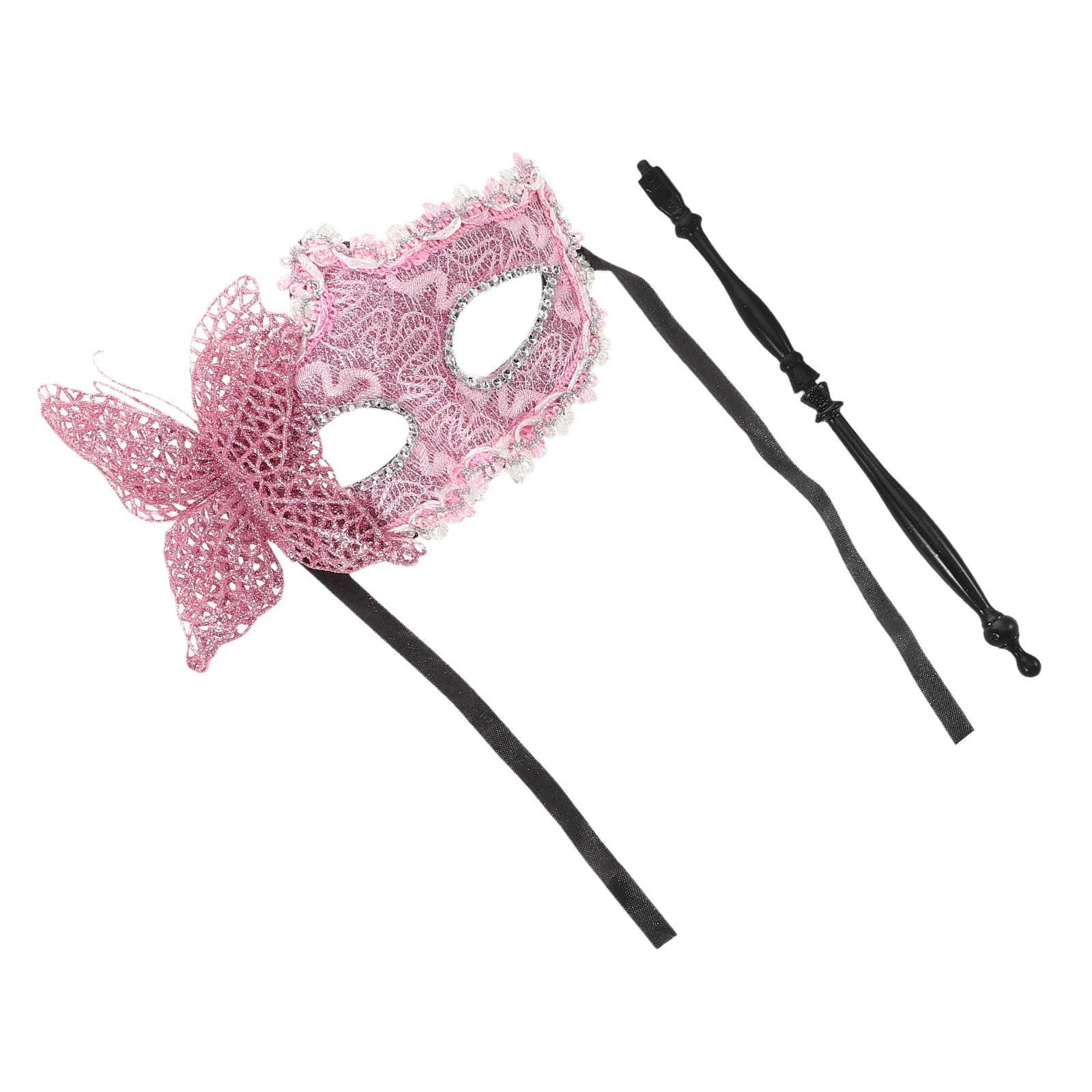 

Handheld Mask For Masquerade Ball Halloween Mardi Gras Cosplay Party Costume Accessory Women