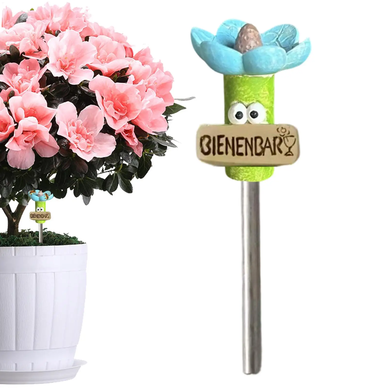 1pc Bee Watering Cup Bee Watering Station Bee Garden Outdoor Butterfly Feeder Insect Watering Bee Ladder Outdoor Yard Decoration
