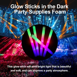 Glow Stick Nightclub Wedding Birthday Flashing LED Sticks Emergency Glowstick Luminous Wand Lighting Decoration