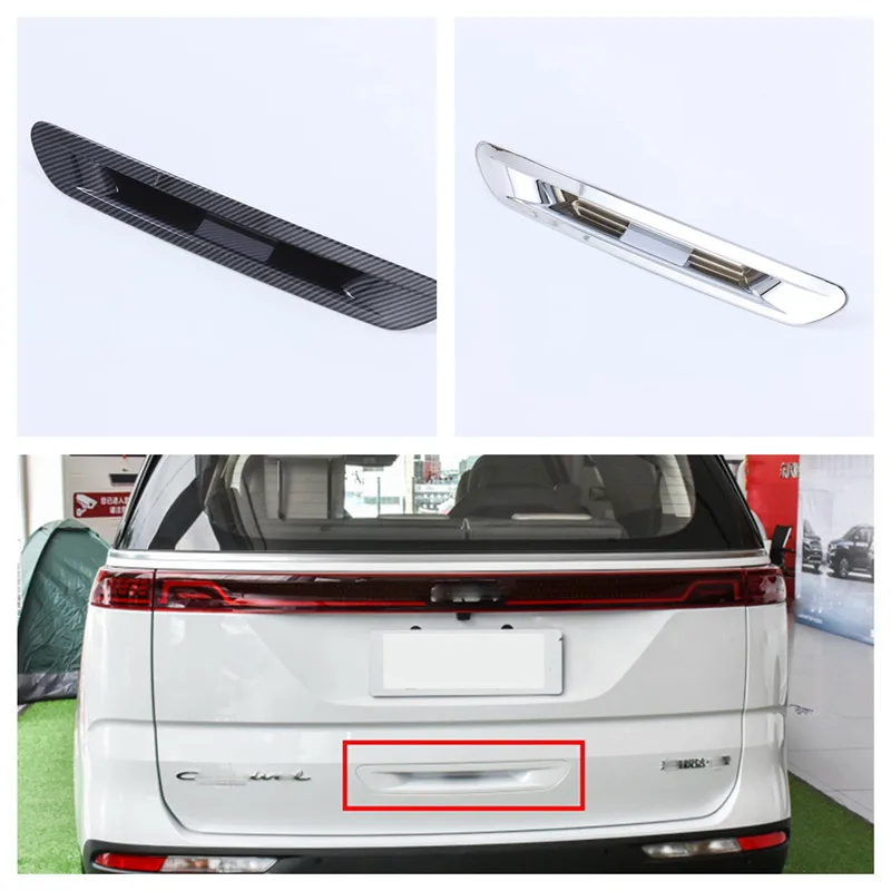 For Kia Carnival Sedona KA4 2020 2021 2022 2023 Rear Trunk Tailgate Door Handle Bowl Catch Cover Trim Car Accessories