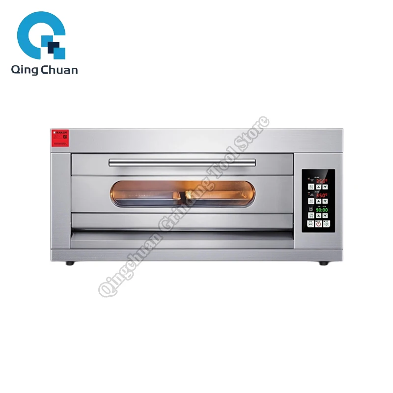 

Коммерческая печь большой вместимости для частных помещений, однослойная, для выпечки сладкого картофеля, блинов, пиццы