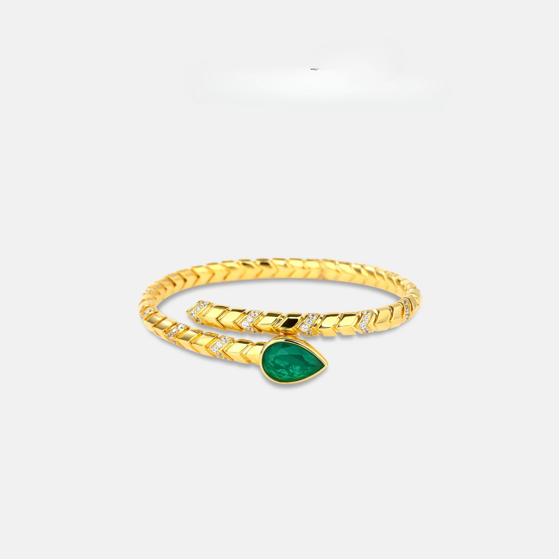 New S925 Sterling Silver Bracelet with Brushed Craftsmanship, Snake Shaped High Carbon Diamond, Fashionable Wedding Jewelry