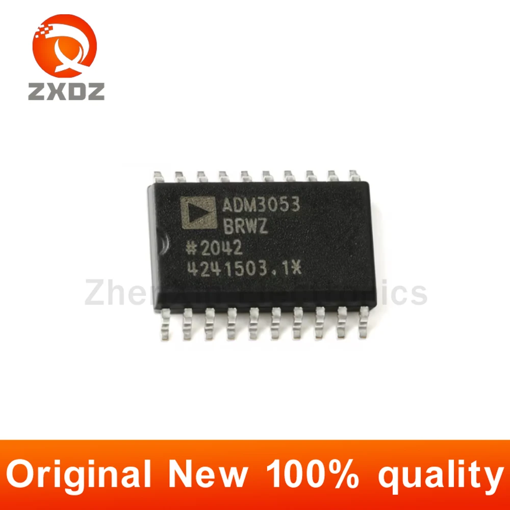 

10PCS Original Genuine ADM3053BRWZ-REEL7 ADM3053BRWZ SOIC-20 Signal and Power Isolated CAN Transceiver