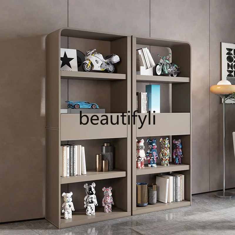 

Minimalist bookcase Home study Combination bookshelf Storage cabinet Standing cabinet Display cabinet