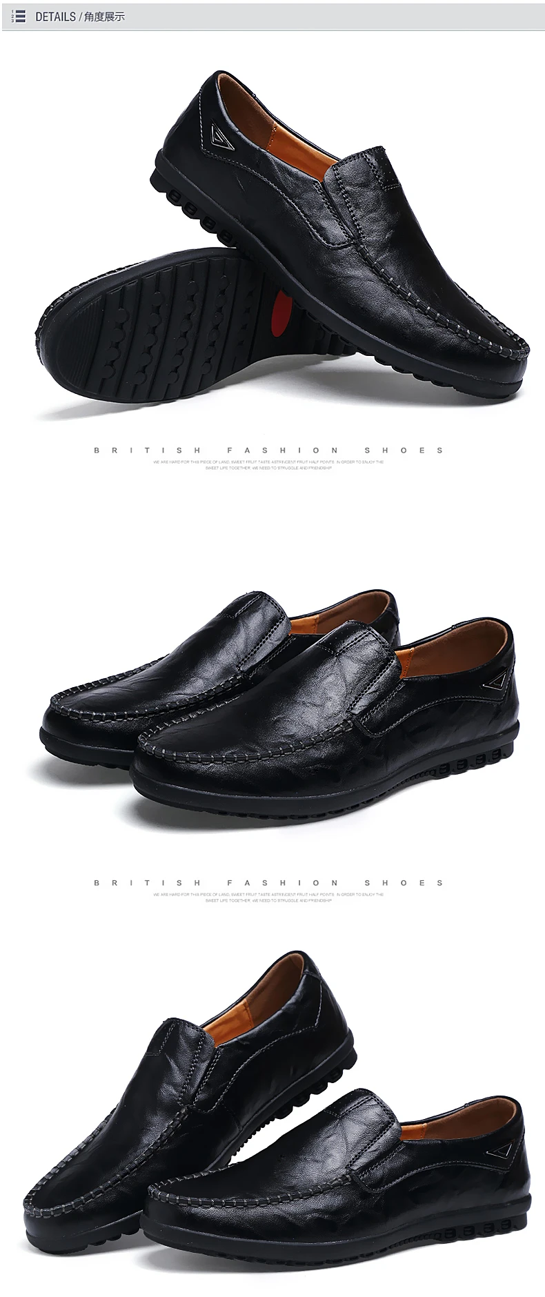 Handgemaakte casual lederen schoenen heren comfort rijschoenen zacht lederen loafers herenschoenen mocassins gereedschapsschoenen kopen vanaf een prijs van 33