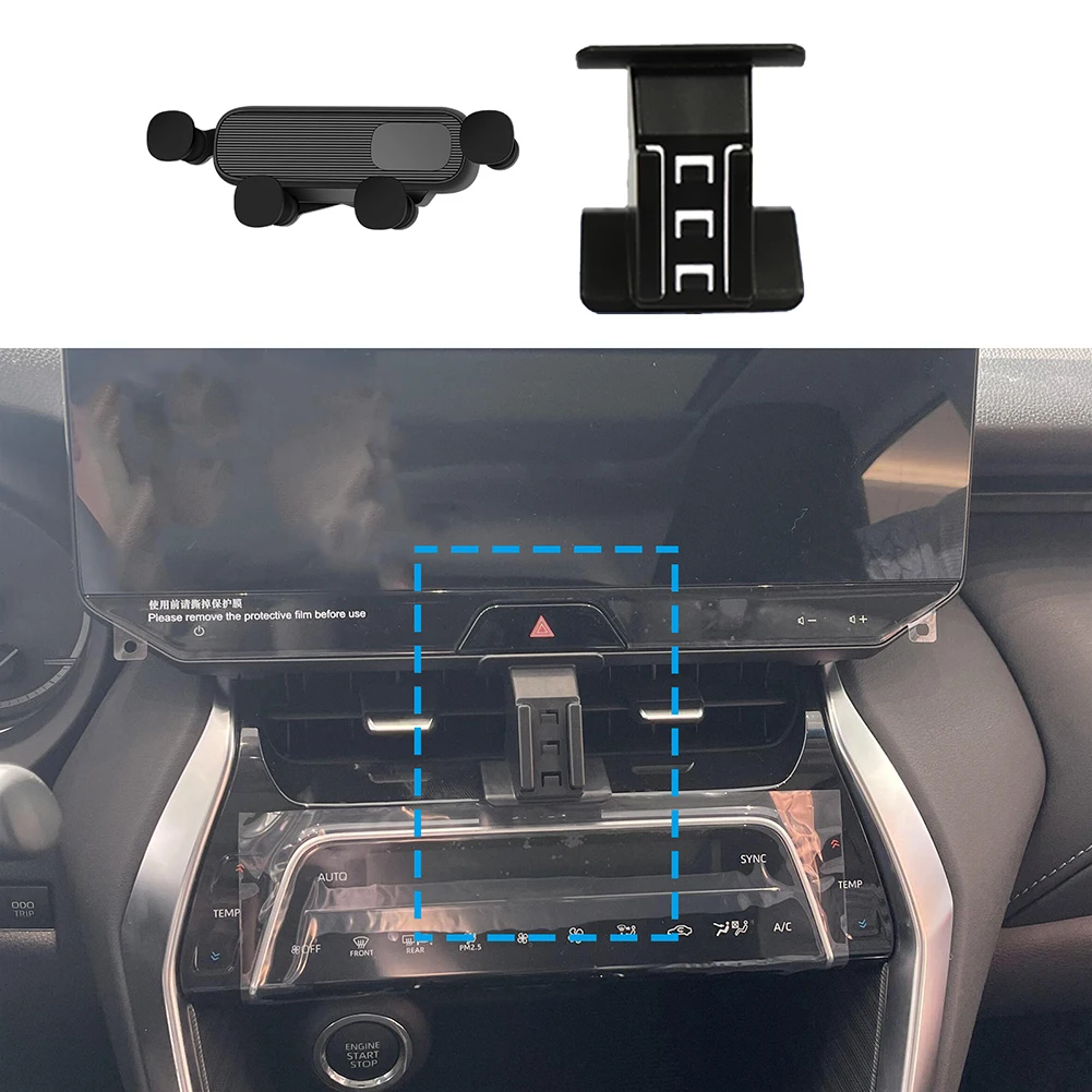 

Car Phone Holder for Toyota Harrier Venza 2021-2024 XU80 GPS Bracket Navigation Stand Auto Accessories