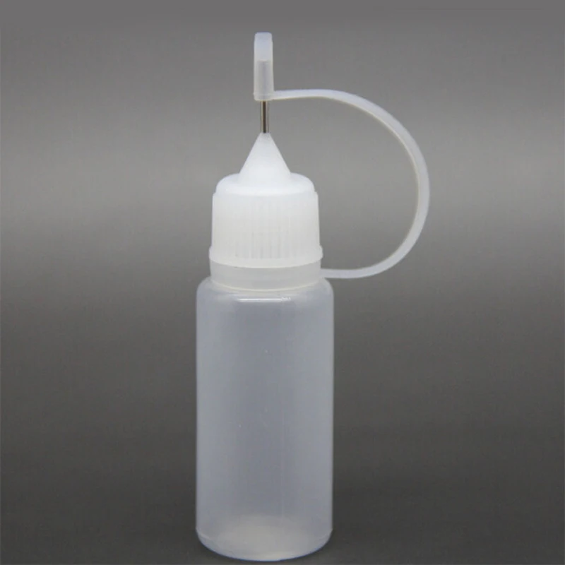 10ml Needle Tip Bottle Translucent Applicator Bottles Glue Bottles for Painting Pointed Mouth Oil Bottle Makeup Tools