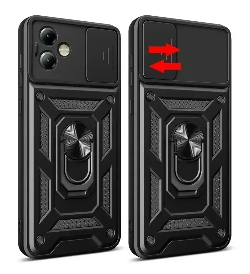 For Motorola Moto G14 G54 G84 Case Armor Shockproof Camera Protection Phone Cases For Moto G14 G54 G84 Ring Holder Back Cover