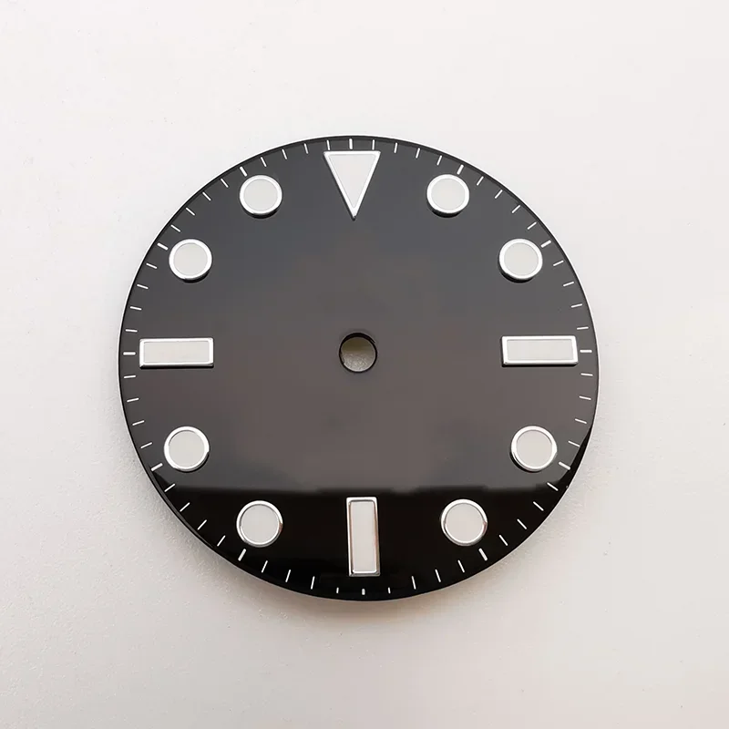 Good Quality Watch Dial For 40mm Submariner 114060 Without Date,  Aftermarket Replacement Parts