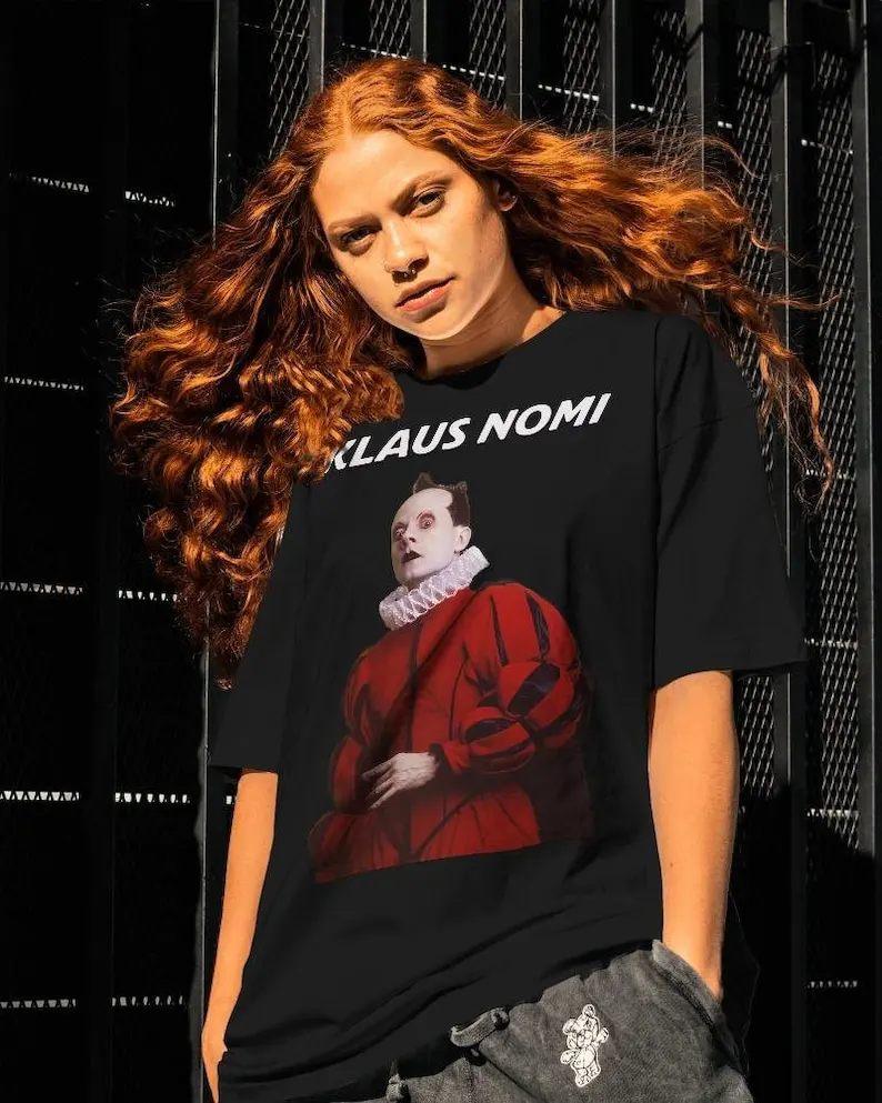 nomi Klaus Nomi T shirt -graphic tees,klaus shirt,vintage shirt,klaus sweatshirt,klaus gift,opera shirt,opera gift