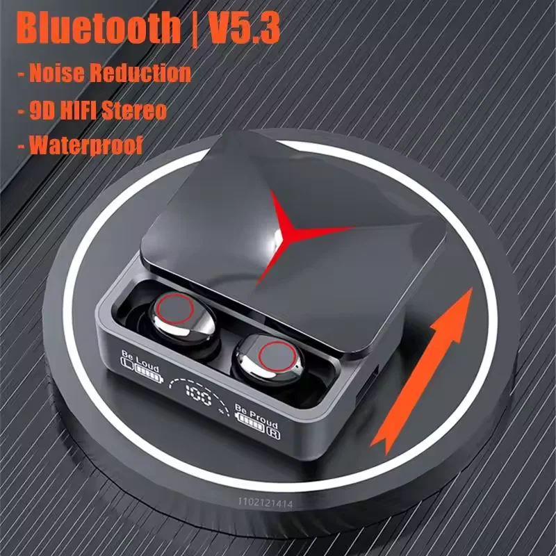 

M90 Pro Wireless Headphones Bluetooth Touch Sports Earbuds HIFI Stereo Gaming Headphones with Microphone