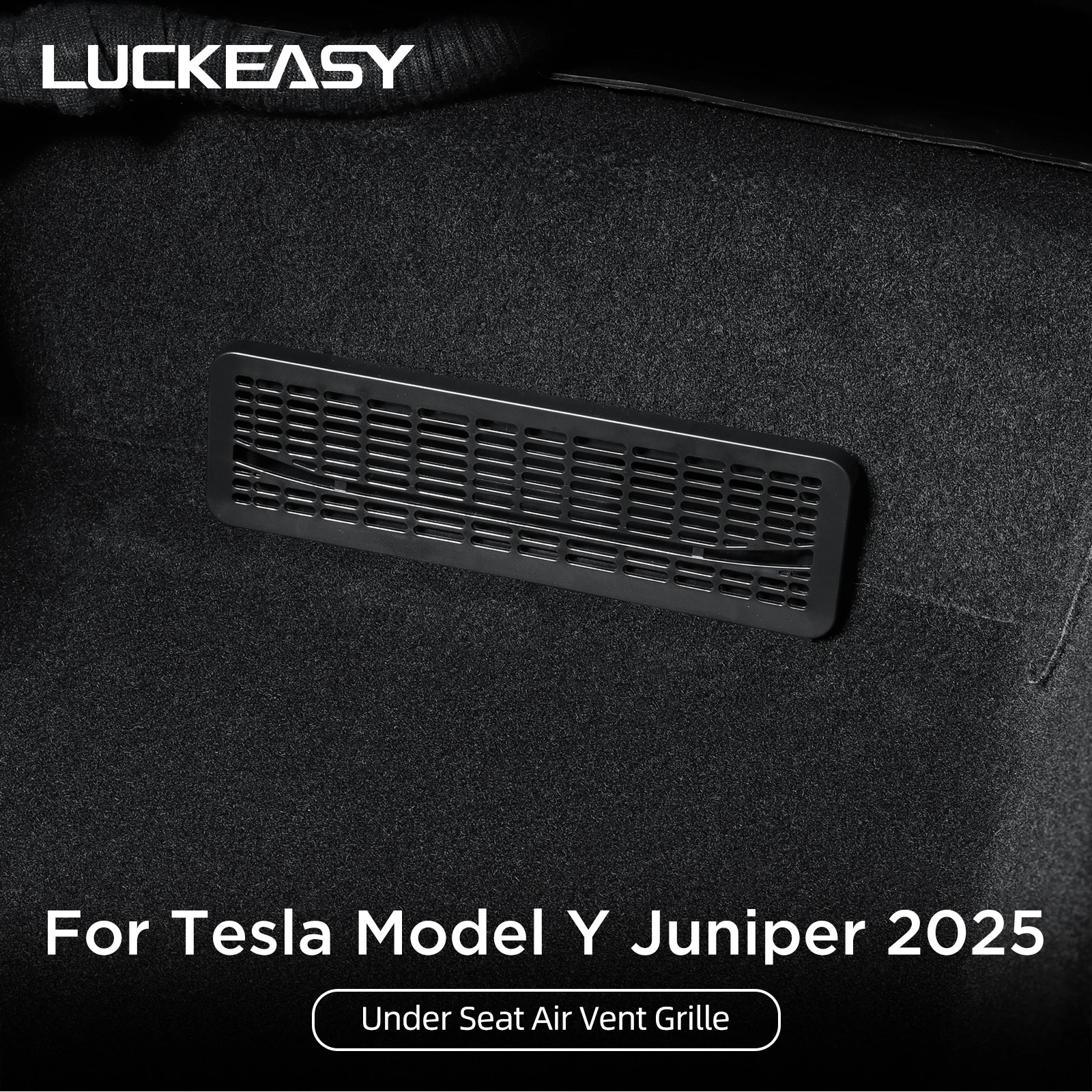 for Tesla Model Y Juniper/Launch 2025 Rear Row Air Outlet Protective Cover Anti-blocking Air Vent Grille Protector Accessories