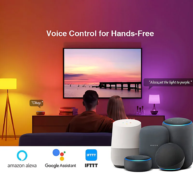 GU10 Tuya WiFi كوب إضاءة ذكي قابل للتعتيم 5 وات يدعم Alexa & Google التحكم الصوتي أضواء كاشفة ذكية 220 فولت لمبات للحفلات المنزلية