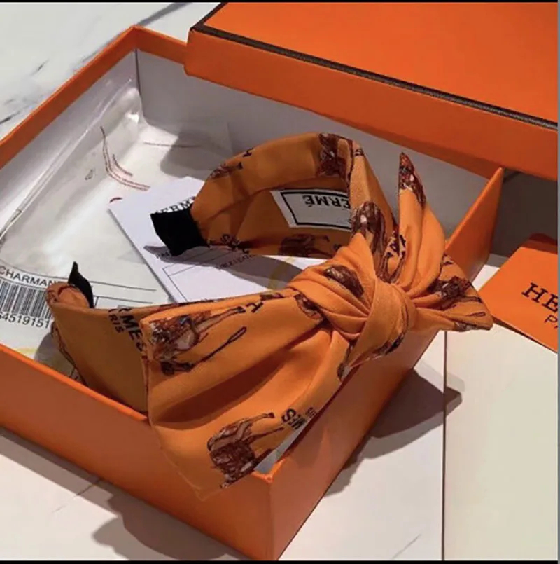 

New fashionable women's hair accessories center bow headband Bohemian floral headband summer cool style headscarf for girls