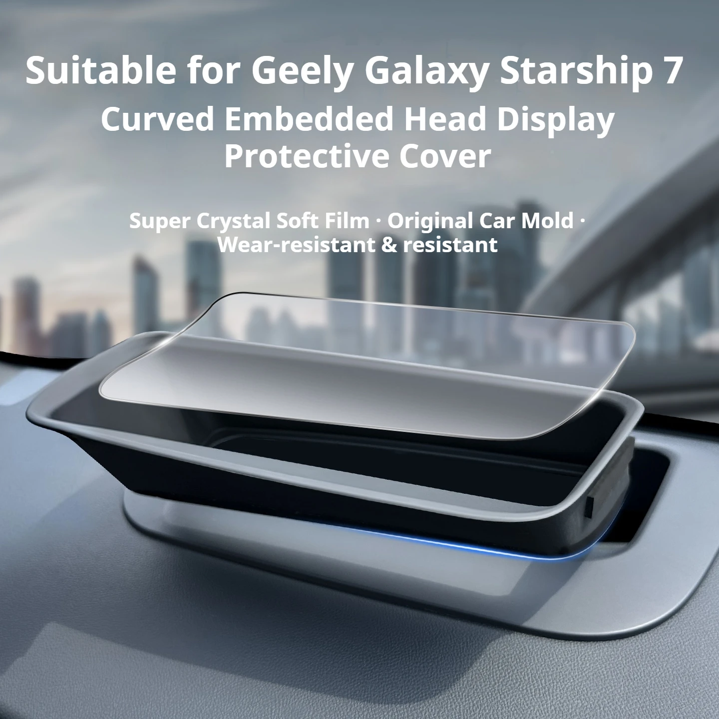 eely Galaxy Starship7 EM-i P145 24-26 HUD Cover, Built-in Film, Anti-reflection Anti-scratch HUD Screen Parts