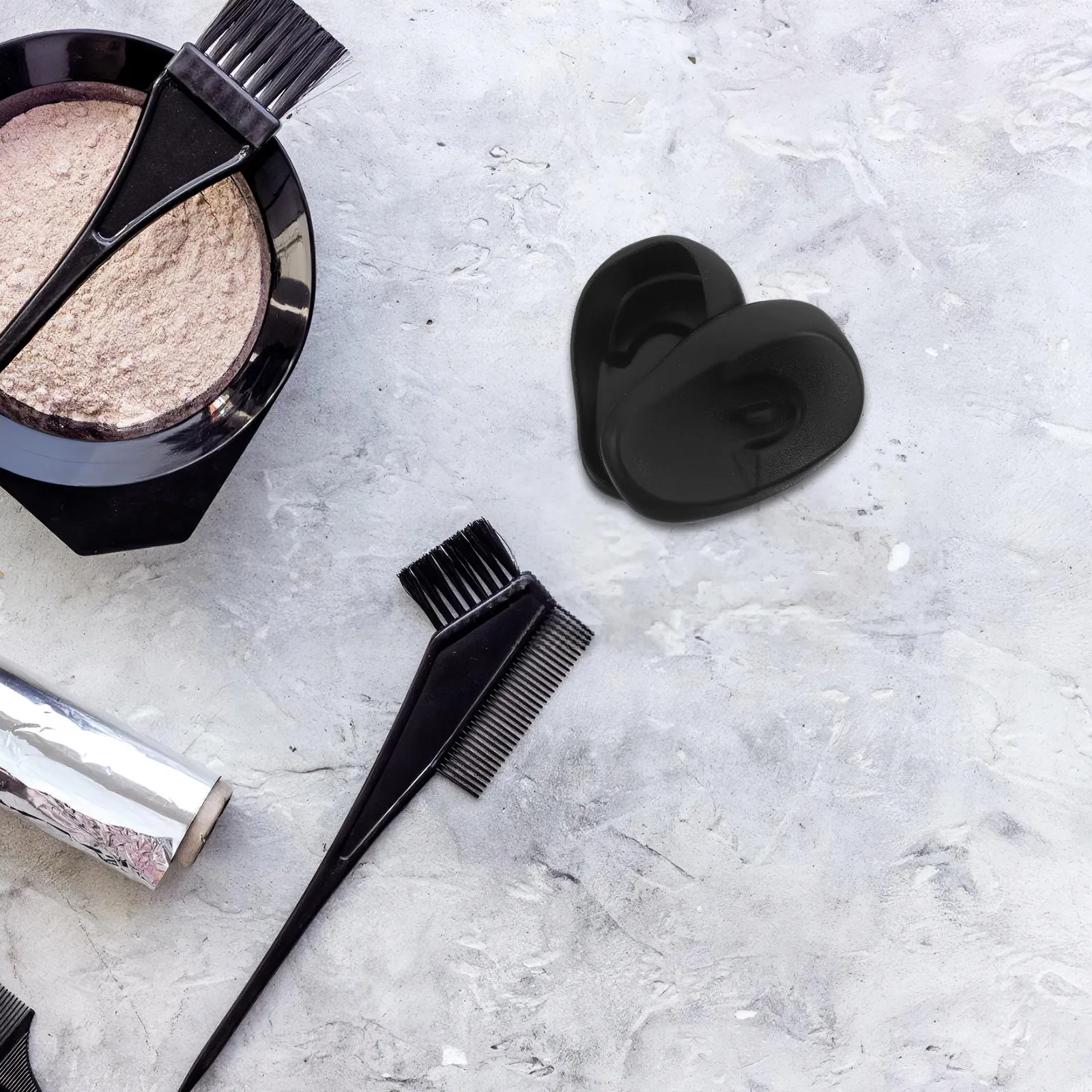 

4Pairs Reusable Silicone Ear Protectors Comfortable Fit for Hair Coloring Dye Ear Cover Shield Styling Washing Shower Water