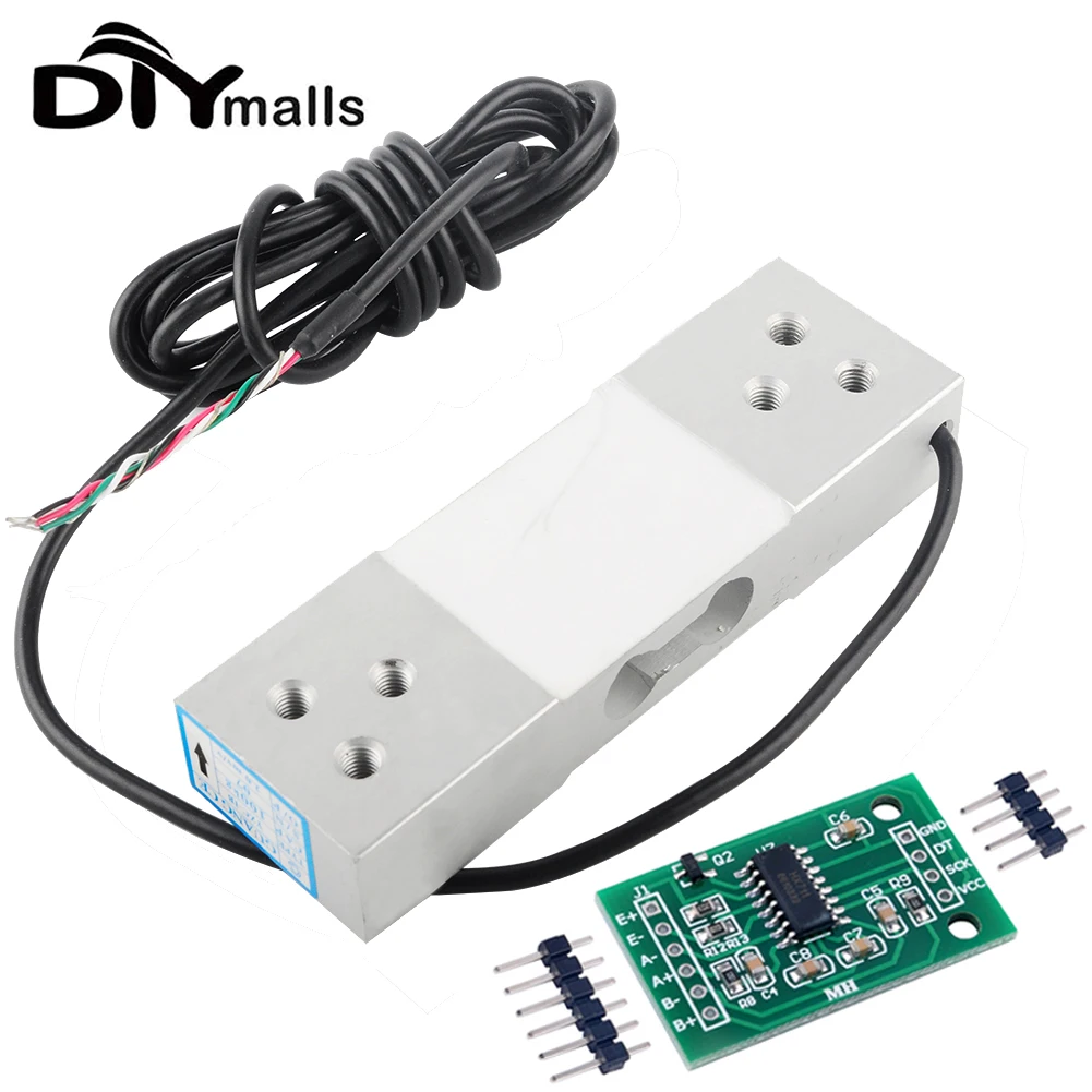 5 stücke Mikro-Wägezellen-Gewichts sensor elektronische Waage Aluminium legierung Wiege drucksensor 1kg 2kg 3kg 5kg 10kg 20kg für Aduino – Detail 6