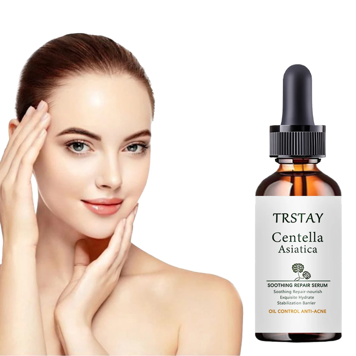 5ML/15ML/30ML/50ML/Centella asiatica essence, shrink pores, brighten skin tone, control oil