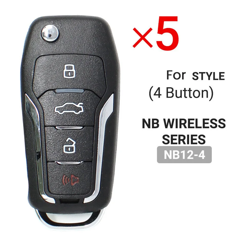 5Pcs/Lot KEYDIY NB12-4 Universal 4 Button Remote Control Car Key for KD900/-X2 MINI/ -MAX for Style