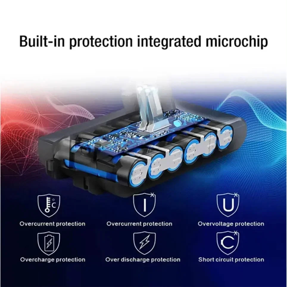 For Dyson V11 SV14 Series 25.2V Rechargeable Battery 6800mAh Suitable Vacuum Cleaner Replacement Battery V11 970145-02