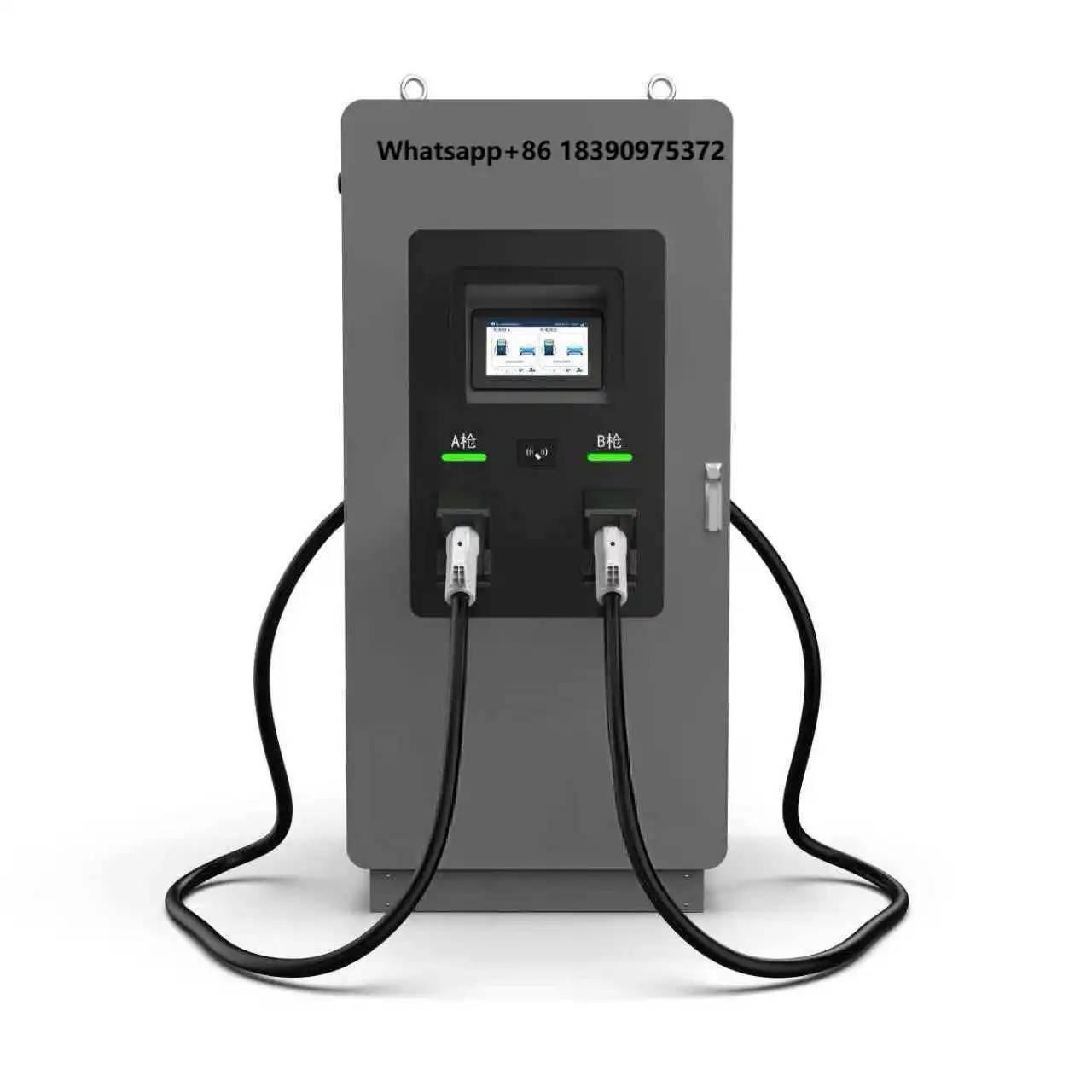 60KW 80KW 120KW Small DC EV Charging Station Commercial IP55 Floor Mounted EV Charger With 7/10 Inch Screen