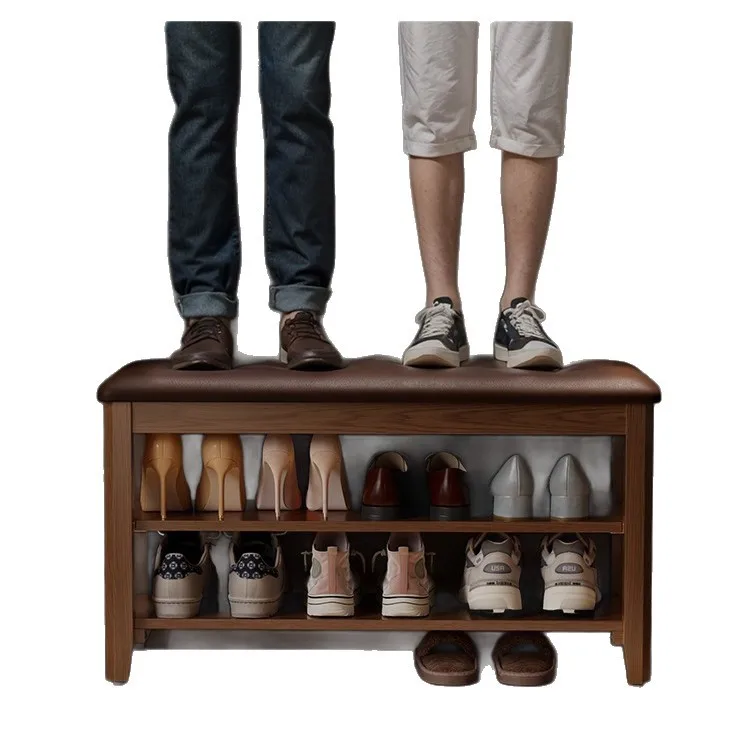 

Solid wood, shoe change, household, door, shoe cabinet, stool, integrated, entry, shoe rack