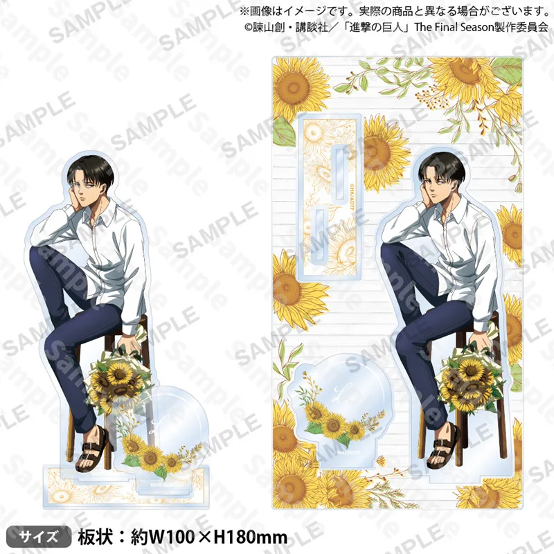 Attack on Titan GIGO Acrylic Stand Anime Peripherals Hanabi Taikai Series Ornaments Collection Desktop Display Gift for Girl Boy
