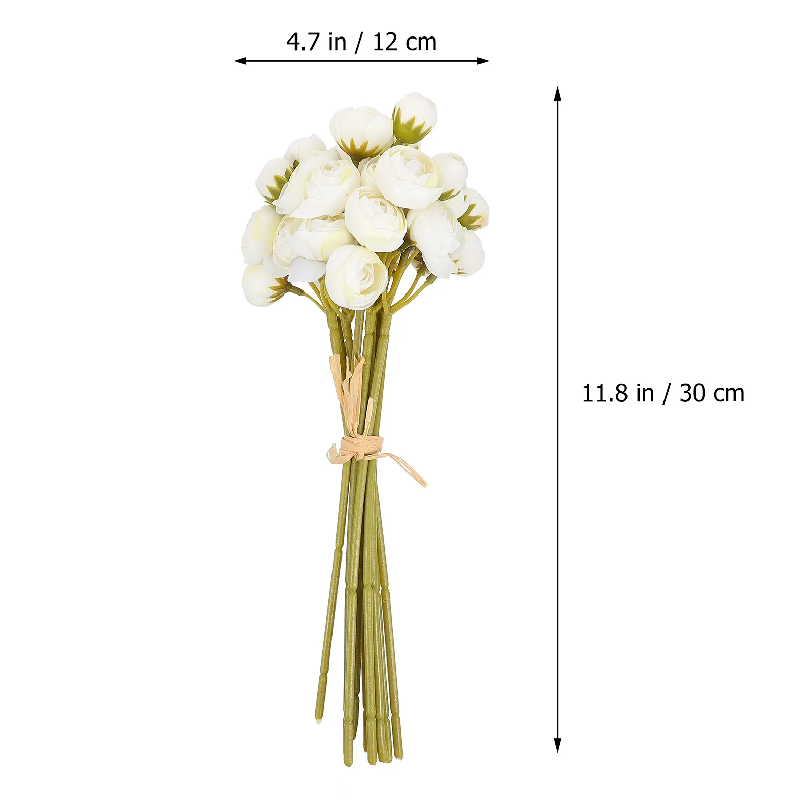

1 Bundle Simulation Lotus Bouquet Artificial Flower For Home Wedding Party Decor Lifelike Waterproof Lightweight Indoor Outdoor