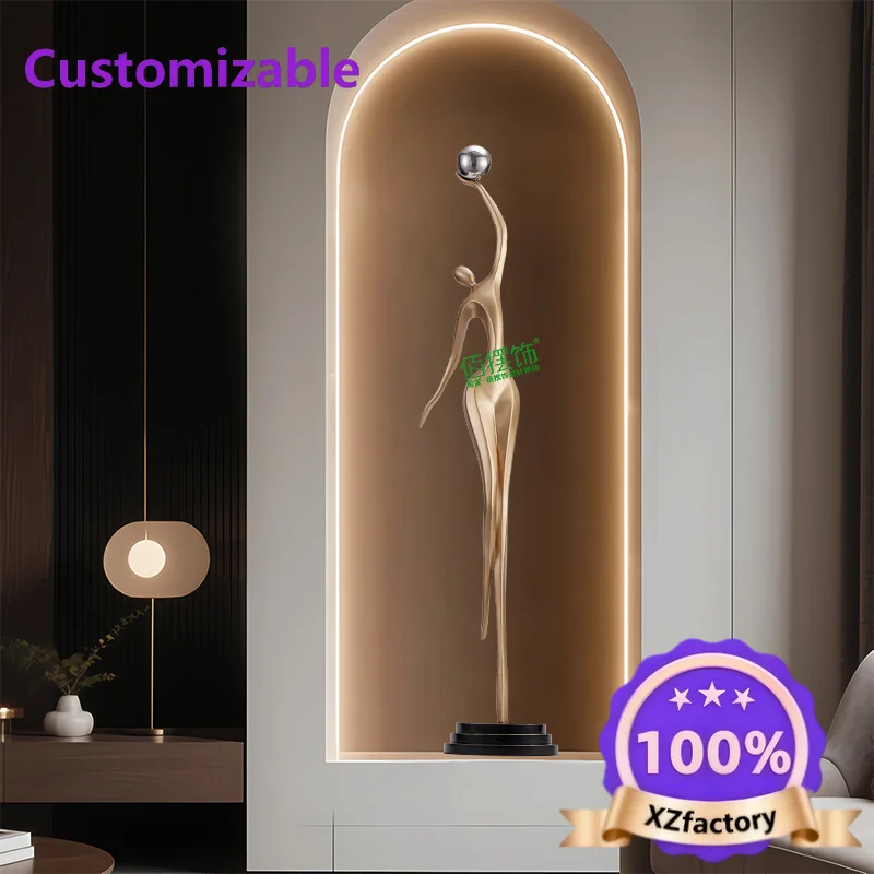 Factory Direct 2026 Top RatedLight luxury Italian entrance ornament, living room TV cabinet, decoration, art, high-level abstrac