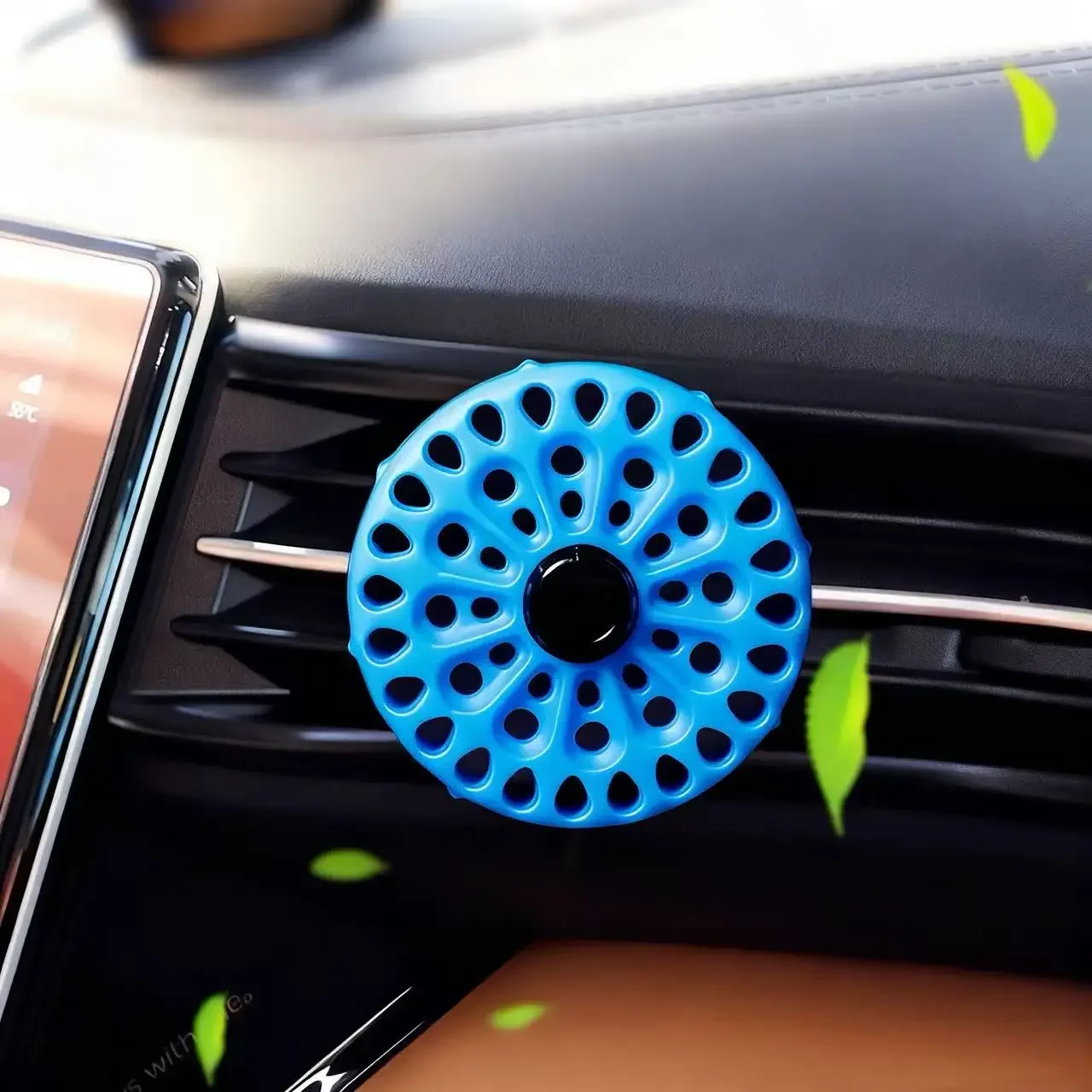 

Car Air Freshener Vent Clip Creative Solid Fragrance Long-Lasting Fresh Eco-Friendly Decor Material Heat & Cold Resistant