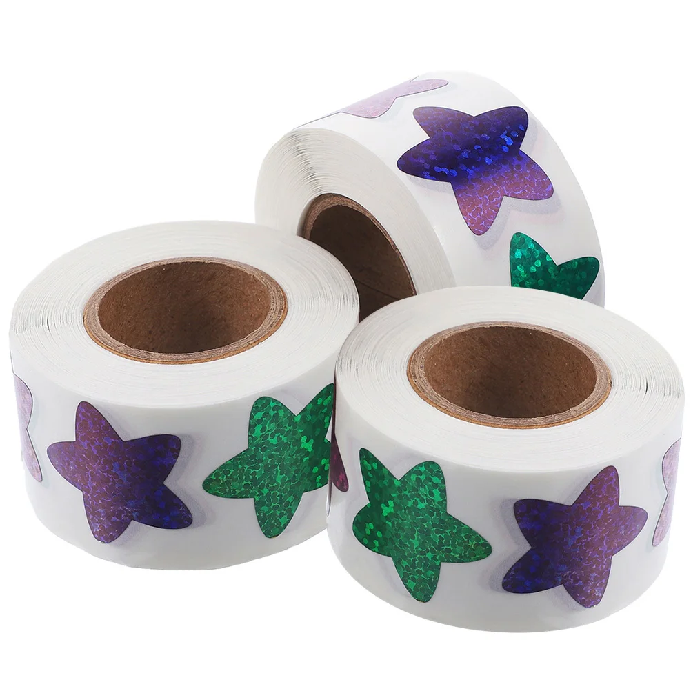 Pentagram Shaped Sticker High Definition Printed Paper Reward Stickers for Students Teachers Gifts Stickers for Adults