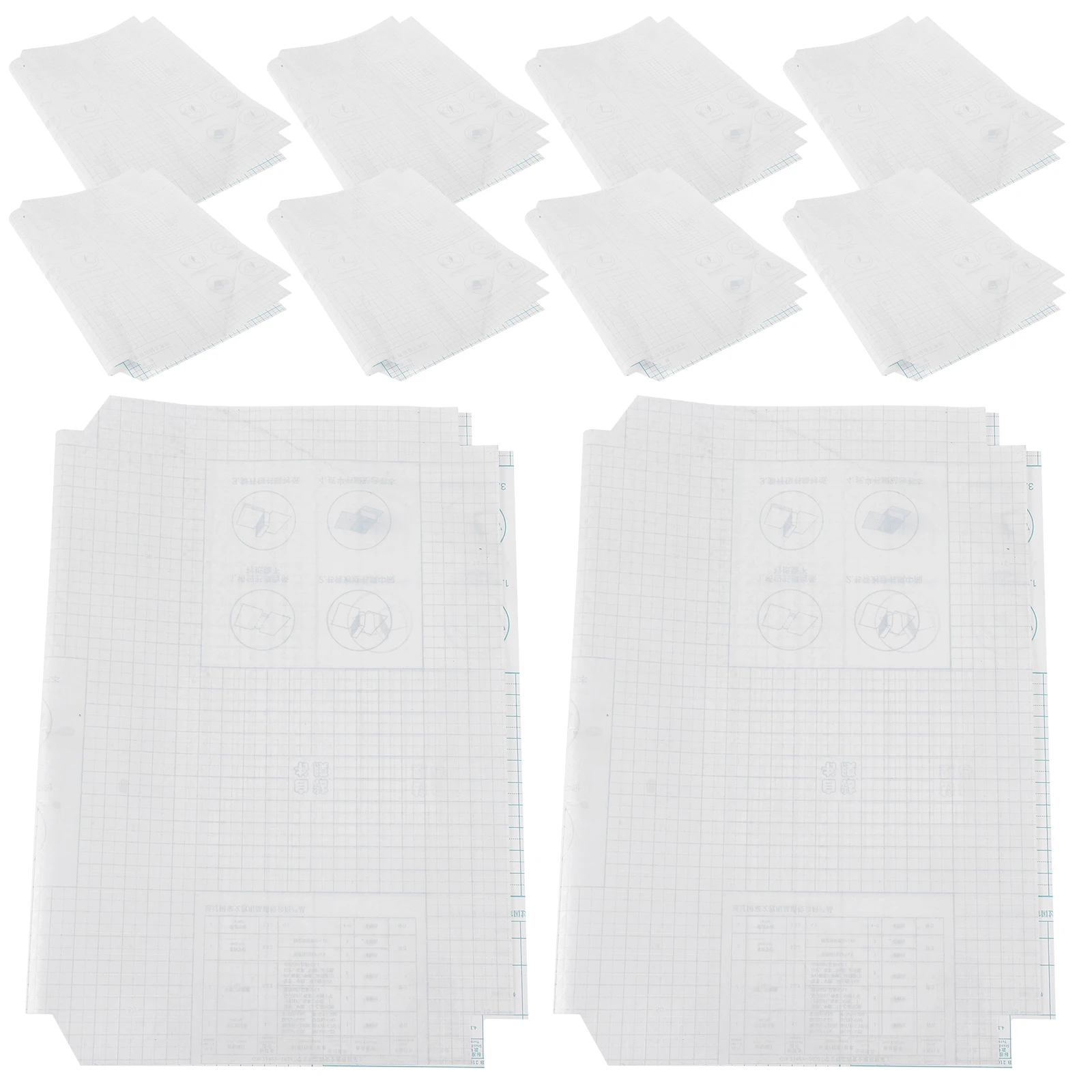 Clear Book Covers Self-Adhesive Waterproof Protection Film Transparent Reusable Covering for Textbooks Documents School