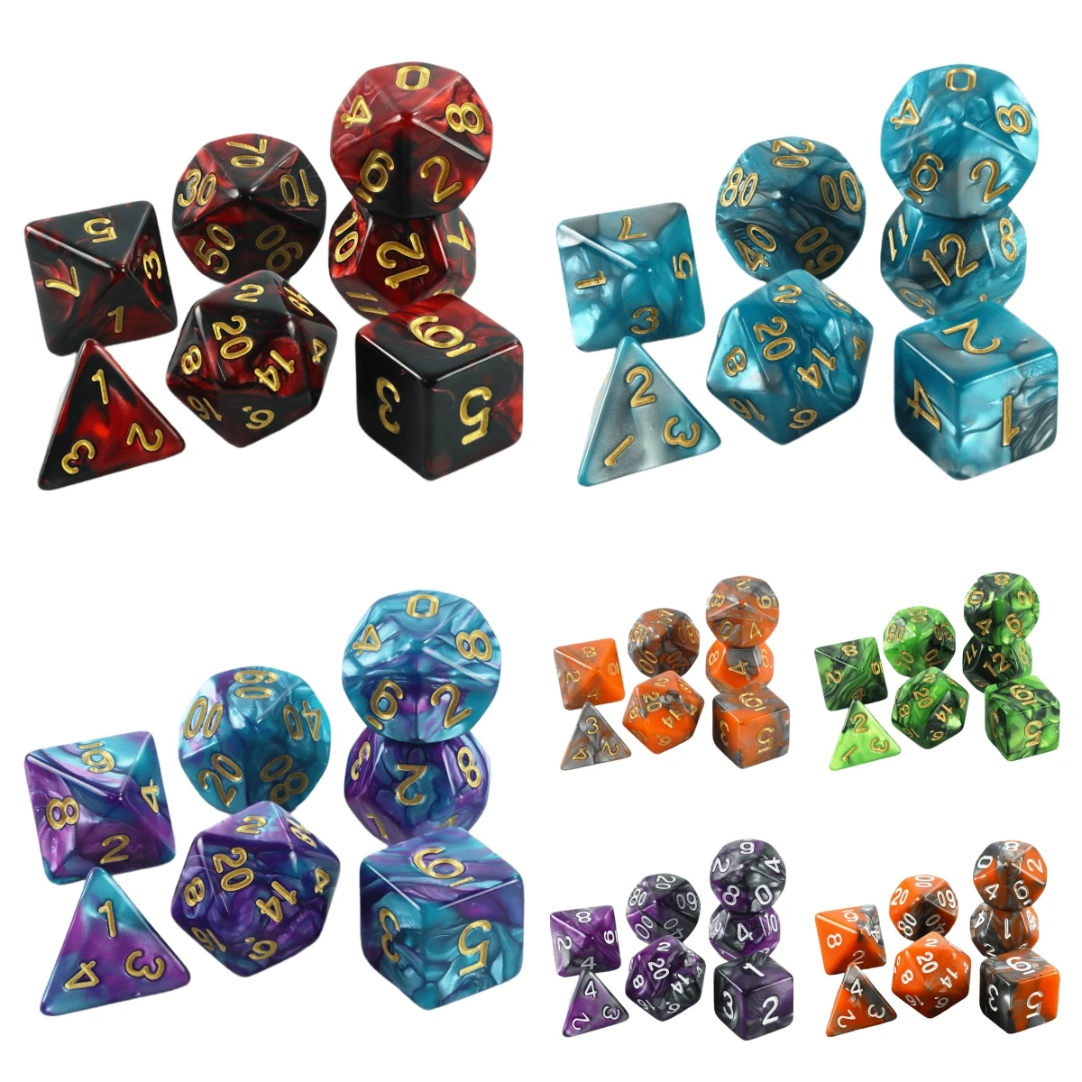Dnd Dice Set 7Pcs M… - image