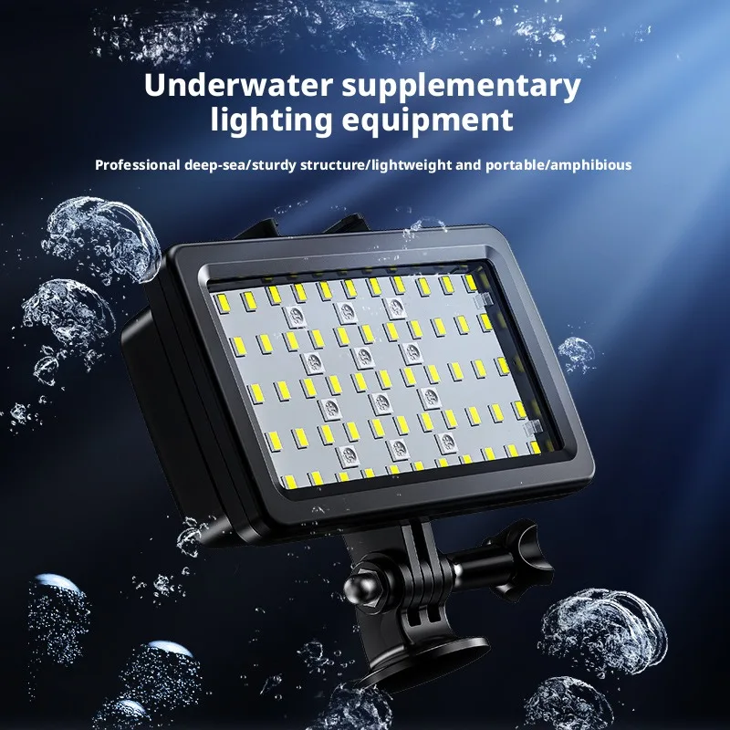 Outdoor Waterproof Fill Light Diving Light Camera Specific RGB Photography Light LED Sports Adventure Swimming Shooting Light